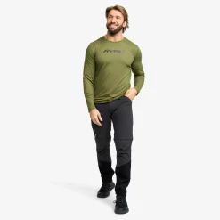 Mission Logo Long-sleeved T-shirt Miehet