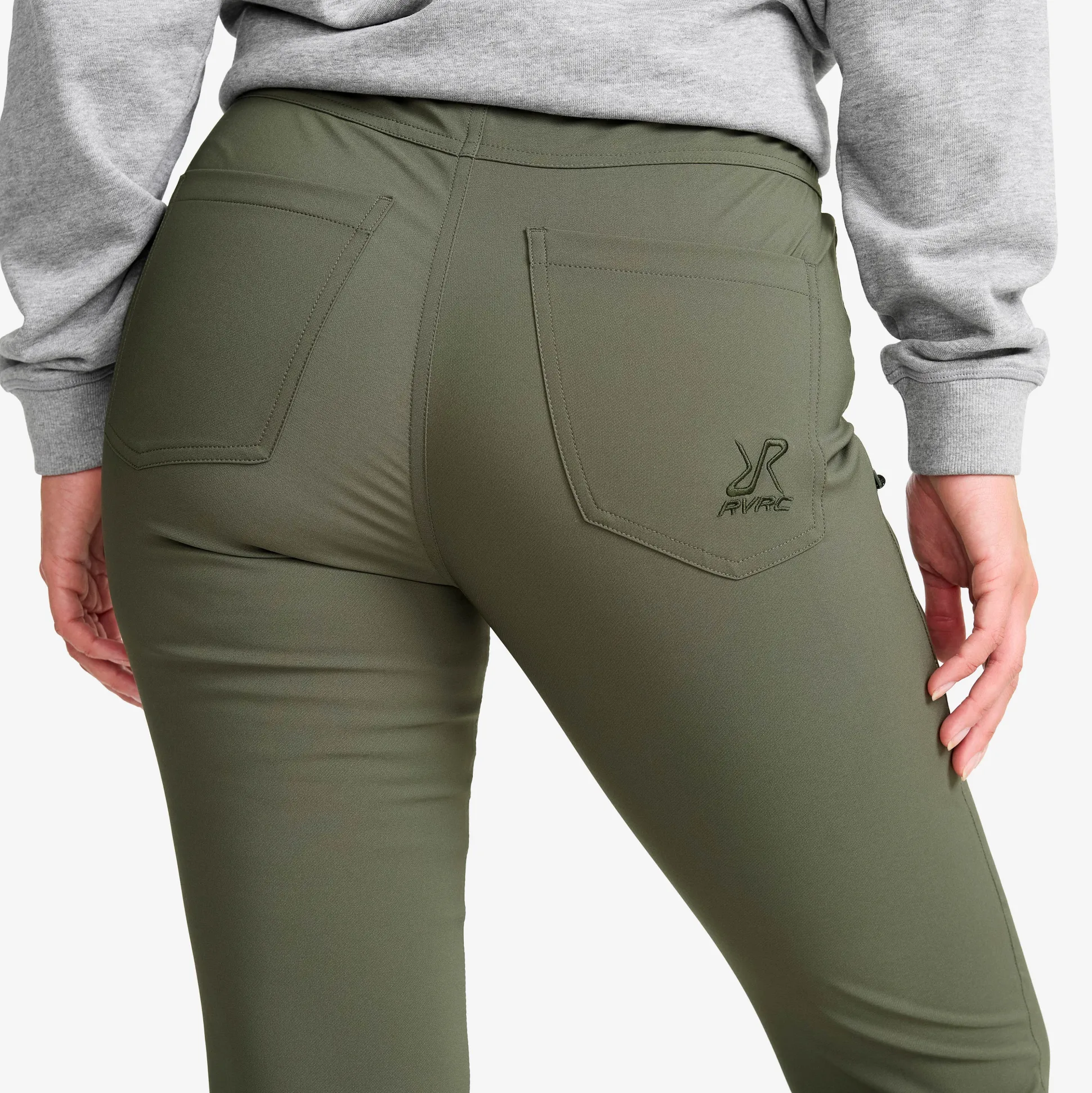 Root High-waist Stretch Jeans Naiset