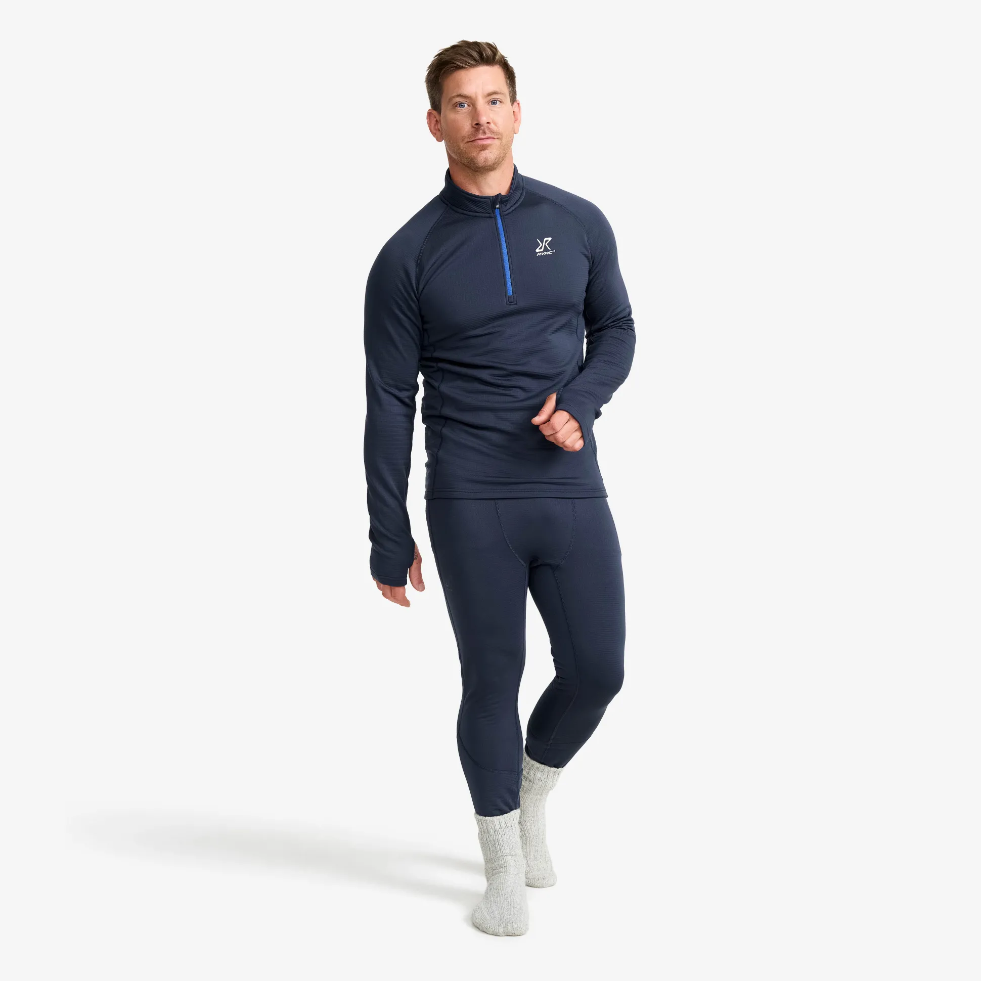 Waffle Half-zip Baselayer Top Miehet